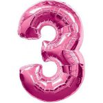 בלון הליום ענק מג'נטה ספרה 3