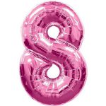 בלון הליום ענק מג'נטה ספרה 8