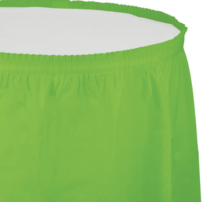 חצאית שולחן ירוק תפוח
