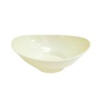 סט 4 קעריות אליפסה קרם