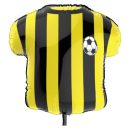 בלון הליום ענק כדורגל צהוב שחור