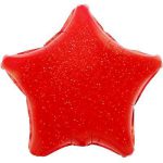 בלון הליום אדום - כוכב נוצץ 56 ס"מ