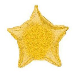 בלון הליום זהב - כוכב נוצץ 46 ס