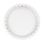 צלחות קטנות - נקודות כסופות נוצצות "7