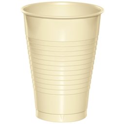 כוסות פלסטיק - קרם