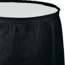 חצאית שולחן - שחור