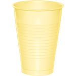 כוסות פלסטיק צהוב מימוסה