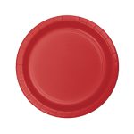 צלחות נייר קטנות עגול אדום