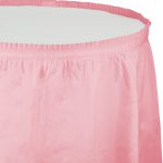 חצאית שולחן ורוד קלאסי