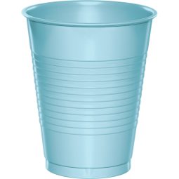 כוסות פלסטיק כחול פסטל
