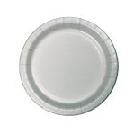 צלחות נייר קטנות עגול כסף