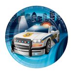 צלחות קטנות עצור! משטרה