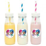 מדבקות עגולות לעיצוב זהבית ופזית