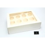 קופסא לבנה בינונית לעוגה/קאפקייקס