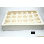 קופסא לבנה גדולה לעוגה/קאפקייקס