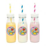 מדבקות עגולות לעיצוב ג'אנק פוד