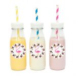 מדבקות עגולות לעיצוב פלמינגו