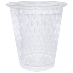 כוסות פלסטיק יהלום - שקוף