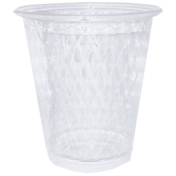כוסות פלסטיק יהלום - שקוף