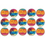 דף לקאפקייקס הוואי 1