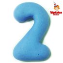 מספרים מבצק סוכר בצבעים- 2