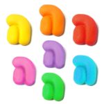 אותיות מבצק סוכר בצבעים- ה'