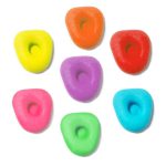 אותיות מבצק סוכר בצבעים- ס'