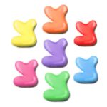 אותיות מבצק סוכר בצבעים- צ'