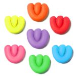 אותיות מבצק סוכר בצבעים- ש'