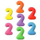מספרים מבצק סוכר בצבעים- 2