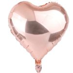בלון הליום לב רוז גולד