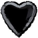 בלון הליום לב שחור