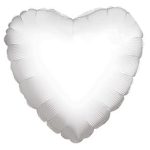 בלון הליום לב לבן