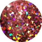 פתיתי קונפטי מטאלי ורוד