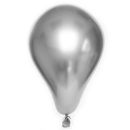 בלוני לטקס כרום כסף 5 יח'