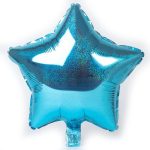 בלון הליום כוכב כחול מנצנץ