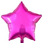 בלון הליום כוכב ורוד פוקסיה