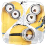 בלון הליום מרובע מיניונים קלאסי