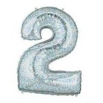 בלון מיילר כסף נוצץ לניפוח עצמי - 2