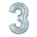 בלון מיילר כסף נוצץ לניפוח עצמי - 3