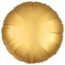בלון הליום עגול זהב - כרום