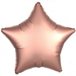 בלון הליום כוכב רוז גולד - כרום