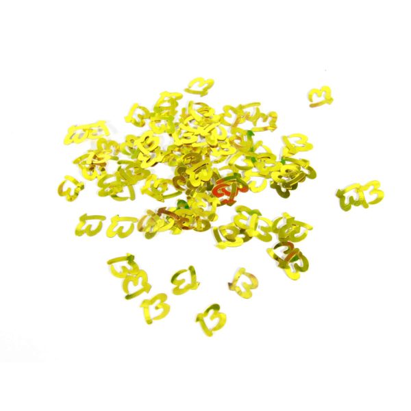 קונפטי גיל 13 - זהב