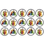 דף לקאפקייקס טלאטביז 1