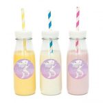 מדבקות עגולות לעיצוב בת הים הקסומה