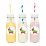 מדבקות עגולות לעיצוב חמור מקסיקני