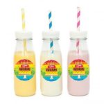 מדבקות עגולות לעיצוב פסים צבעוניים