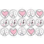 דף לקאפקייקס לחגוג בפריז 1