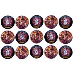 דף לקאפקייקס הנוקמים 1