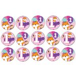 דף לקאפקייקס FUN ורוד 1